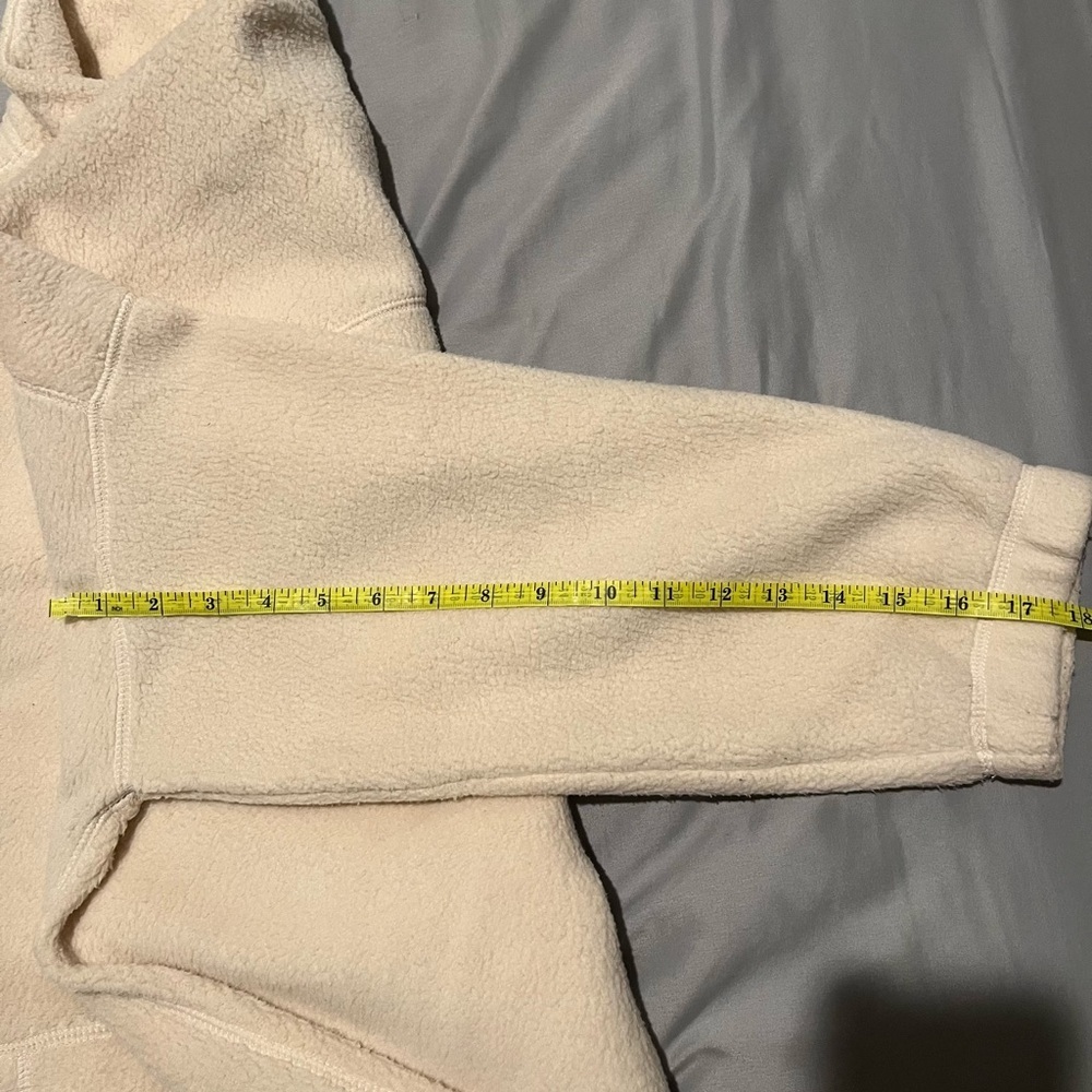 Old Navy Cream Fleece Quarter-Zip​ - Picture 6 of 9